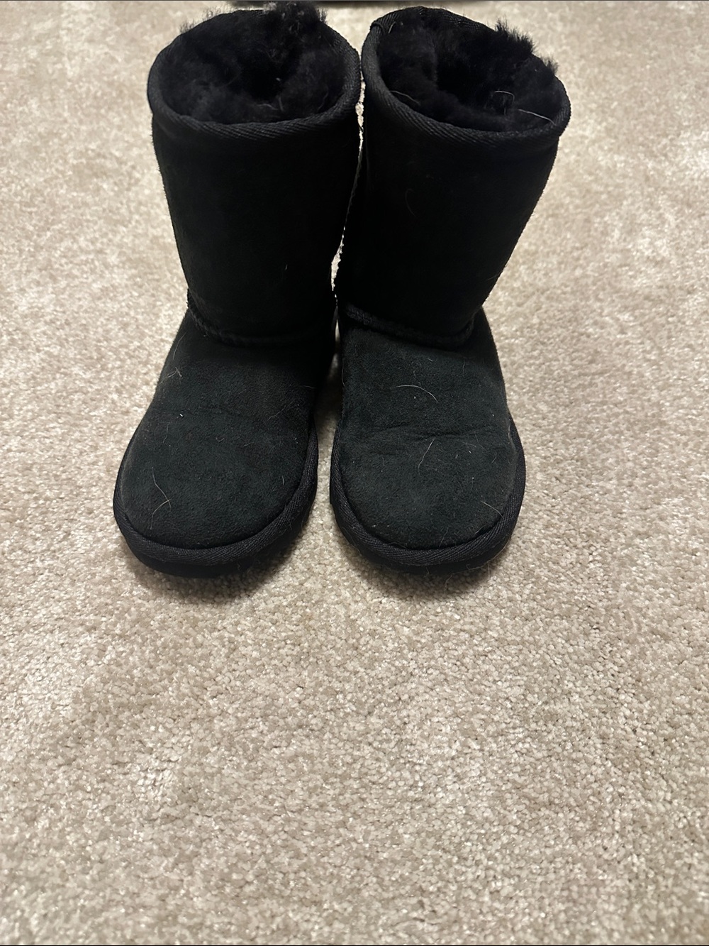 Black UGG boots